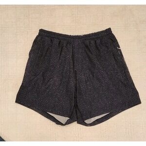 Freeballers Shorts Mens Large Gray Lined Athletic Running Stretch Pockets